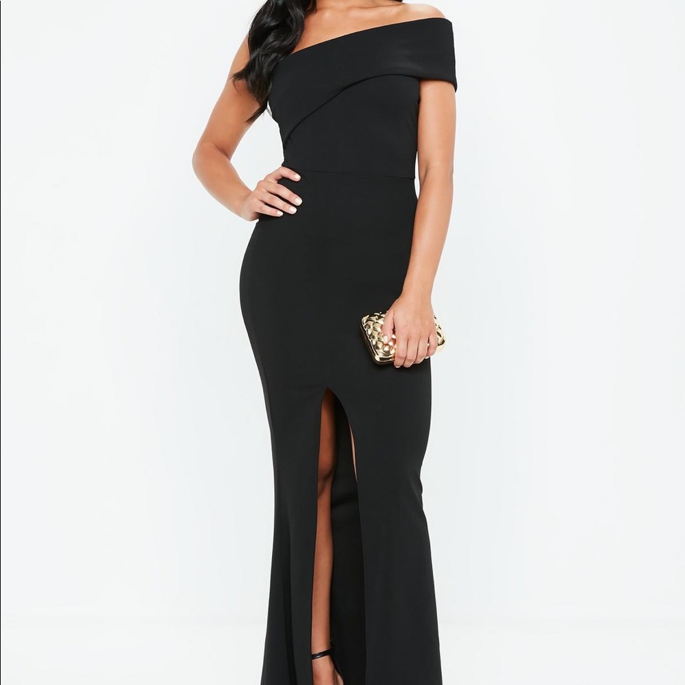 Missguided One Shoulder Maxi Dress